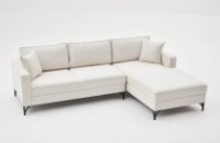 Угловой диван Trendy Berlin Cream/Black R 258x181x83cm GTR003596 фото №4 — интернет-магазин Desire.md