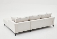 Угловой диван Trendy Berlin Cream/Black R 258x181x83cm GTR003596 фото №7 — интернет-магазин Desire.md