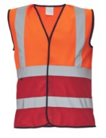 Светоотражающий жилет Cerva Lynx Duo HV 03030115O100, s.XXXL