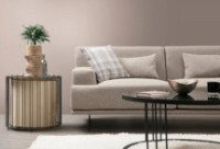 Угловой диван Trendy Bentley L3-C-O1-PUF Beige 302x302x80cm GTR003702 фото №2 — интернет-магазин Desire.md