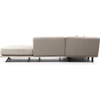 Угловой диван Trendy Bentley L3-C-O1-PUF Beige 302x302x80cm GTR003702 фото №5 — интернет-магазин Desire.md