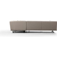 Угловой диван Trendy Bentley L3-C-O1-PUF Beige 302x302x80cm GTR003702 фото №8 — интернет-магазин Desire.md