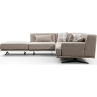 Угловой диван Trendy Bentley PUF-O1-C-3R Beige 302x302x80cm GTR003703 фото №4 — интернет-магазин Desire.md