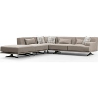 Угловой диван Trendy Bentley PUF-O1-C-3R Beige 302x302x80cm GTR003703 фото №7 — интернет-магазин Desire.md