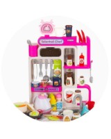 Bucătărie Chipolino Talented Chef Pink 93cm (DIPK002418LK) imaginea #6 — magazin online Desire.md