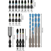 Set accesorii Bosch Набор бит и сверл 20 шт. шестигранный Bosch imaginea #4 — magazin online Desire.md