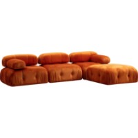Canapea de colț Trendy Bubble L1-O1-1R -Puf Orange 288x95x75cm GTR003666