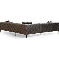 Угловой диван Trendy Como Anthracit L 310x270x70cm GTR003525 фото №5 — интернет-магазин Desire.md