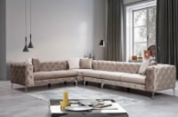 Canapea de colț Trendy Como Beige L 310x270x73cm GTR003524