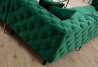 Canapea de colț Trendy Como Green L 310x270x70cm GTR003527 imaginea #5 — magazin online Desire.md