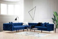 Canapea de colț Trendy Como Navy Blue L 310x270x70cm GTR003528 imaginea #1 — magazin online Desire.md