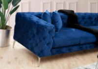 Canapea de colț Trendy Como Navy Blue L 310x270x70cm GTR003528 imaginea #2 — magazin online Desire.md