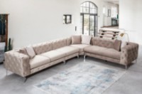 Угловой диван Trendy Como Beige R 310x270x73cm GTR003598 фото №2 — интернет-магазин Desire.md