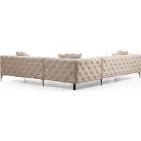 Угловой диван Trendy Como Ecru R 310x270x70cm GTR003600 фото №5 — интернет-магазин Desire.md