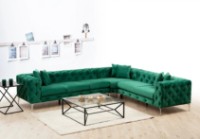 Угловой диван Trendy Como Green R 310x270x70cm GTR003601 фото №2 — интернет-магазин Desire.md