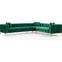 Угловой диван Trendy Como Green R 310x270x70cm GTR003601 фото №6 — интернет-магазин Desire.md