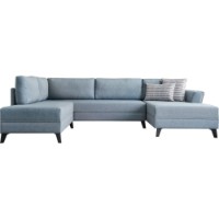 Canapea de colț Trendy Eris Blue 300x202x78cm GTR003442 imaginea #7 — magazin online Desire.md