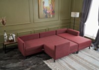 Canapea de colț Trendy Eris Claret Red 300x202x78cm GTR003444 imaginea #3 — magazin online Desire.md