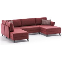 Canapea de colț Trendy Eris Claret Red 300x202x78cm GTR003444 imaginea #5 — magazin online Desire.md