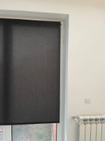 Rolete textile Dekora Ribbed Black 1.20x2.40m imaginea #5 — magazin online Desire.md