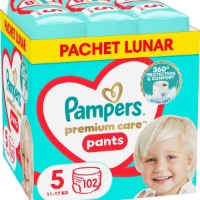 Scutece-chiloți Pampers Premium Care 5/102pcs imaginea #1 — magazin online Desire.md
