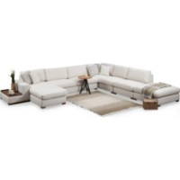 Canapea de colț Trendy Bucla 11 Beige 428x374x85cm GTR003690 imaginea #7 — magazin online Desire.md