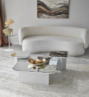 Măsuţă cafea Trendy Jazz White 80x40x40cm GTR000883 3pcs imaginea #3 — magazin online Desire.md