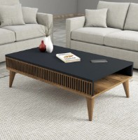 Măsuţă cafea Trendy Milano Walnut/Anthracit 105x34.6x60cm GTR000622 imaginea #1 — magazin online Desire.md