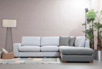 Угловой диван Trendy Bucla 2 Light Grey/Grey 266x246x85cm GTR003637