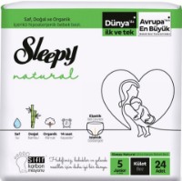 Подгузники-трусики Sleepy Natural Junior 5/24pcs