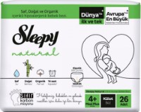 Подгузники-трусики Sleepy Natural Maxi Plus 4+/26pcs