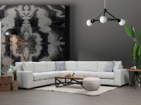 Canapea de colț Trendy Bucla 22 Beige 322x282x85cm GTR003658