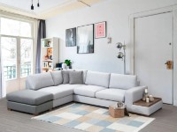 Canapea de colț Trendy Bucla 3 Light Grey/Grey 308x246x85cm GTR003645 imaginea #9 — magazin online Desire.md