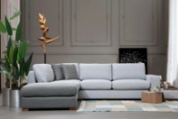 Canapea de colț Trendy Bucla 3 Light Grey/Grey 308x246x85cm GTR003645