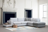 Canapea de colț Trendy Bucla 4 Light Grey/Grey 308x246x85cm GTR003646