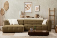 Canapea de colț Trendy Cady Khaki L 300x150x72cm GTR003499 imaginea #8 — magazin online Desire.md