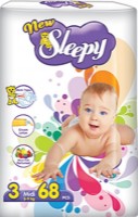 Подгузники Sleepy Jumbo Midi 3/68pcs