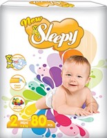 Подгузники Sleepy Jumbo Mini 2/80pcs