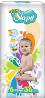Подгузники Sleepy Jumbo XLarge 6/36pcs