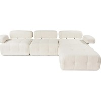 Canapea de colț Trendy Doblo L1-O1-1R-Puf Cream 315x105x80cm GTR003674 imaginea #4 — magazin online Desire.md