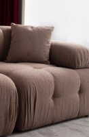 Canapea de colț Trendy Doblo L1-O1-1R-Puf Cappuccino 315x105x80cm GTR003673 imaginea #2 — magazin online Desire.md