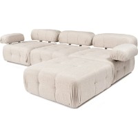 Canapea de colț Trendy Doblo L1-O1-1R-Puf Cream 315x105x80cm GTR003675 imaginea #5 — magazin online Desire.md