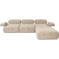 Угловой диван Trendy Doblo L1-O1-1R-Puf Peach 315x105x80cm GTR003677 фото №6 — интернет-магазин Desire.md