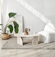 Măsuţă cafea Trendy Rock Travertin 105x35x65cm GTR006149 imaginea #2 — magazin online Desire.md