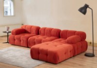 Canapea de colț Trendy Doblo L1-O1-1R-Puf Red 315x105x80cm GTR003678 imaginea #2 — magazin online Desire.md