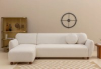 Canapea de colț Trendy Eddy CHL-3R White L 273x93x86cm GTR003463