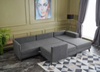 Canapea de colț Trendy Efsun Anthracit 300x202x78cm GTR003436 imaginea #3 — magazin online Desire.md