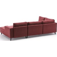 Canapea de colț Trendy Efsun Claret Red 300x202x78cm GTR003439 imaginea #9 — magazin online Desire.md