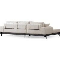 Canapea de colț Trendy Eti White/Black L 280x170x78cm GTR003493 imaginea #5 — magazin online Desire.md