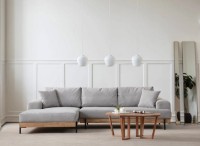 Canapea de colț Trendy Eti Grey/Oak L 280x170x78cm GTR003494 imaginea #1 — magazin online Desire.md